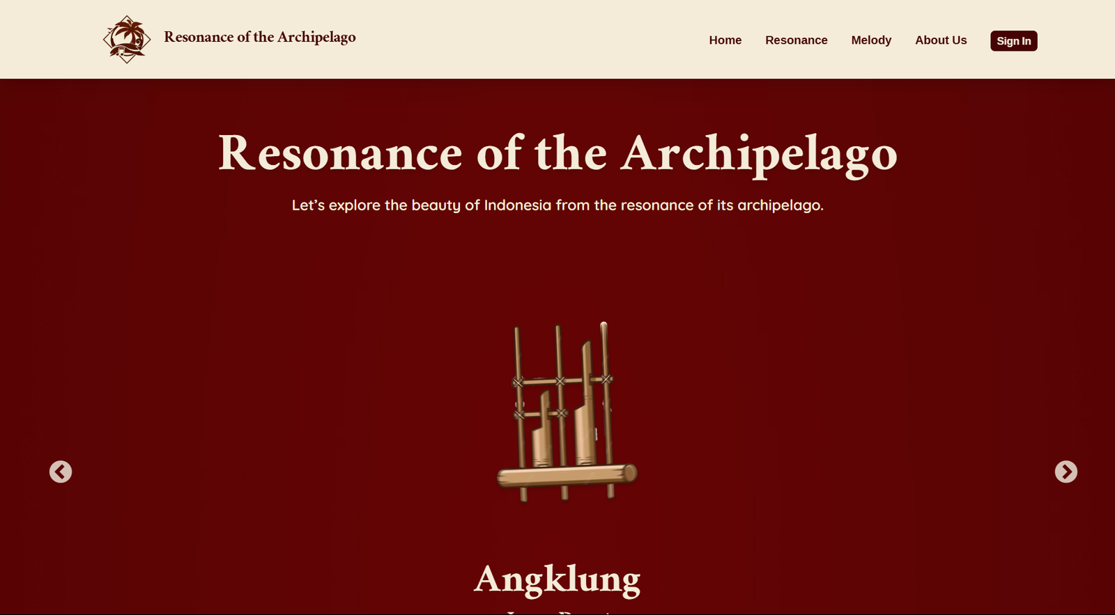 Resonance of The Archipelago